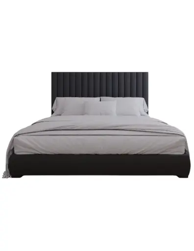 WALL FURNITURE PANELING® Beds 120, Cama de diseño con Cabecera 15 de tapicería de Calidad Superior + Base de cama Reforzado con angulos de Acero + Somier de Alta Resistencia