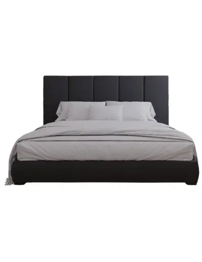 WALL FURNITURE PANELING® Beds 120, Cama de diseño con Cabecera 60 de tapicería de Calidad Superior + Base de cama Reforzado con angulos de Acero + Somier de Alta Resistencia
